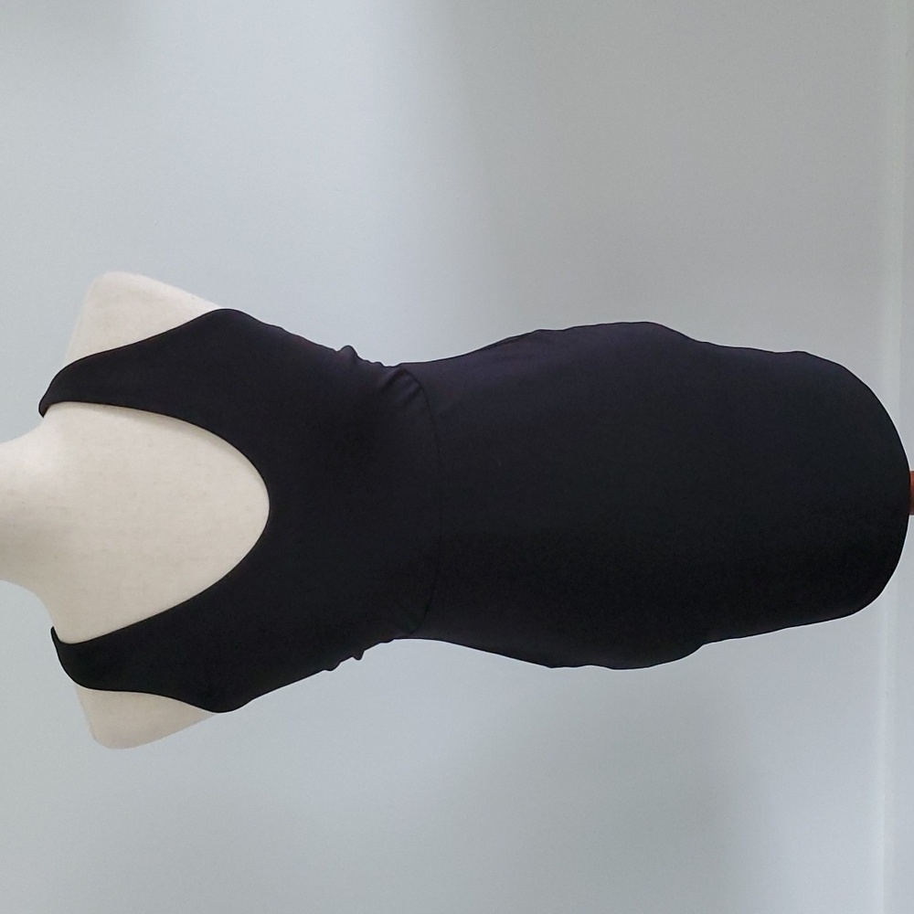 Leith shaping racerback dress black size S length 34" excellent condition